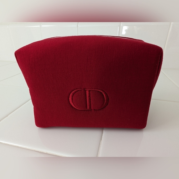 Dior red cosmetics bag, NWT - Picture 2 of 8